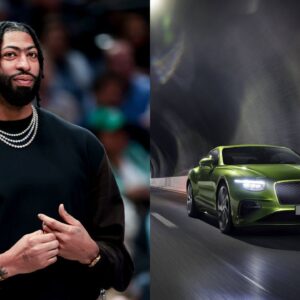 Anthony Davis (L), Bentley Continental GT (R)