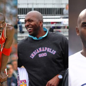 Michael Jordan(L), John Salley(Center), and Kobe Bryant(R)