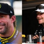 Travis Pastrana (L) and Valtteri Bottas (R)