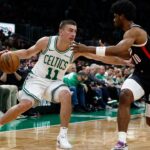 Payton Pritchard NBA: Portland Trail Blazers at Boston Celtics