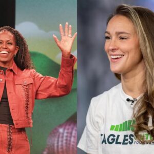 Michelle Obama and Kylie Kelce