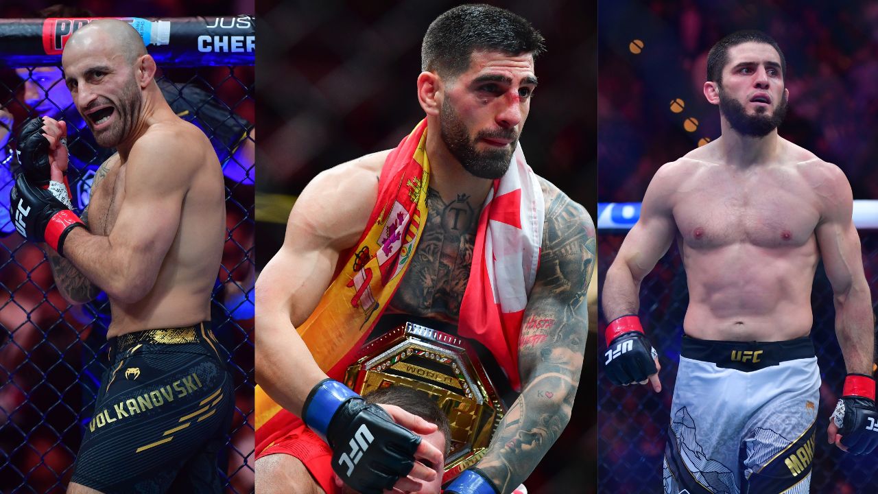 Alexander Volkanovski Ilia Topuria Islam Makhachev
