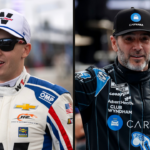 Connor Zilisch (L) and Jimmie Johnson (R)