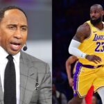 Stephen A. Smith(L) and LeBron James(R)