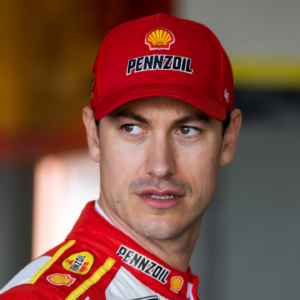 NASCAR Cup Series driver Joey Logano (22) during practice for the Daytona 500 at Daytona International Speedway.