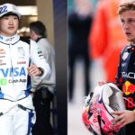 Yuki Tsunoda(L), Liam Lawson(R)