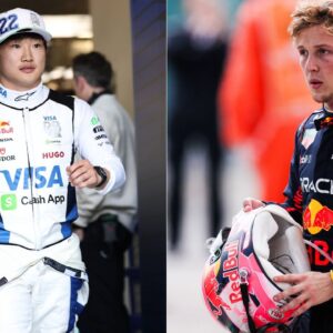 Yuki Tsunoda(L), Liam Lawson(R)