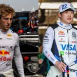 Liam Lawson (L) and Yuki Tsunoda (R)