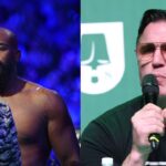 Jon Jones (L), Chael Sonnen (R)