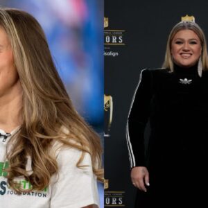 Kylie Kelce and Kelly Clarkson