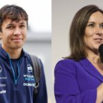 Alex Albon (L) and Lee McKenzie (R)
