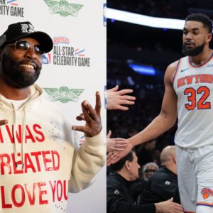 Baron Davis(L) and Karl-Anthony Towns(R)