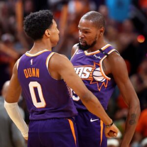 Kevin Durant and Ryan Dunn NBA: Dallas Mavericks at Phoenix Suns