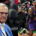 Jerry West(L) and LeBron James(R)