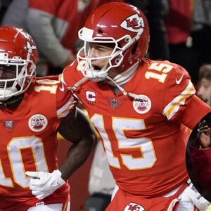Tyreek Hill and Patrick Mahomes, Antonio Brown
