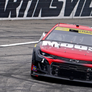 Oct 30, 2022; Martinsville, Virginia, USA; NASCAR Cup Series driver Ross Chastain (1) during the Xfinity 500 at Martinsville Speedway. Mandatory Credit: Peter Casey-Imagn Images