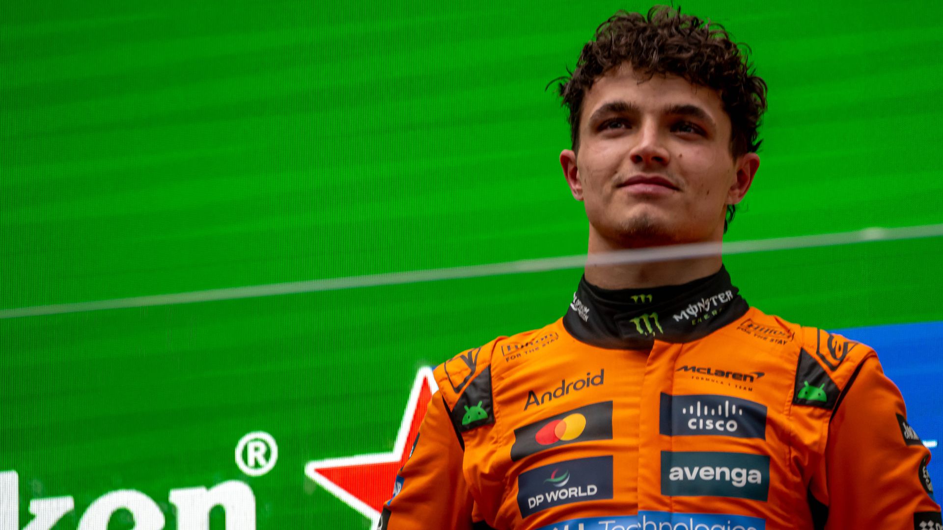 SHANGHAI, CHINA: Lando Norris, racing for the McLaren F1 team during the 2025 Formula 1 Chinese Grand Prix at the Shanghai International Circuit in Shanghai, China
