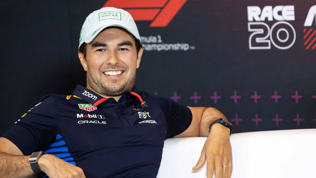 Sergio Perez 11, Oracle Red Bull Racing in the press conference Formula 1 GP Mexico Mexico City Thursday, 24 10 2024