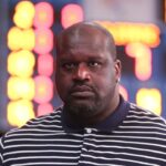 NBA former player Shaquille O'Neal during the first half of the game between the North Carolina State Wolfpack and Arizona Wildcats in the 2017 Battle 4 Atlantis in Imperial Arena at the Atlantis Resort.