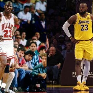 Michael Jordan and LeBron James