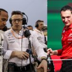 Lewis Hamilton, Peter Bonnington (L) and Riccardo Adami (R)