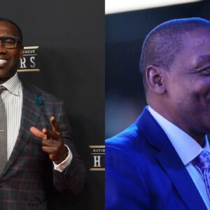 Shannon Sharpe (L), Isiah Thomas (R)