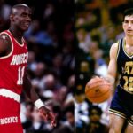 Vernon Maxwell (L), John Stockton (R)