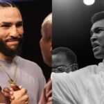 Nico Ali Walsh (L), Muhammad Ali (R)