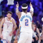 Shai Gilgeous-Alexander NBA: Houston Rockets at Oklahoma City Thunder