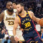 LeBron James and Stephen Curry NBA: Los Angeles Lakers at Golden State Warriors