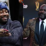 John Wall(L) and Shaquille O'Neal(R)