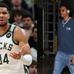 Giannis Antetokounmpo(L) and Lou Williams(R)