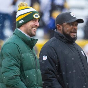 Aaron Rodgers and Mike Tomlin