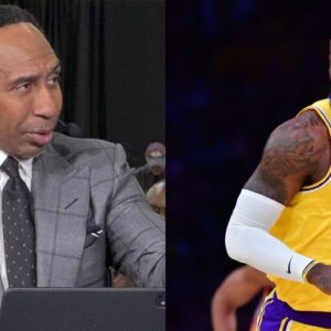 Stephen A. Smith (L) and LeBron James (R)