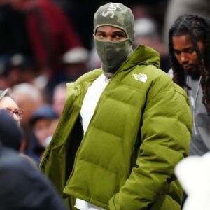 American football quarterback Shedeur Sanders leaves the CU Events Center during the second half between the UCF Knights against the Colorado Buffaloes.