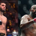 Islam Makhachev (L), Jon Jones (R)