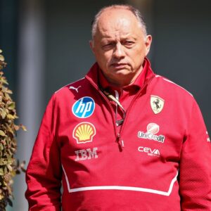F1 Grand Prix Of China - Sprint & Qualifying Frederic Vasseur is the Team Principal of Scuderia Ferrari during the Formula 1 Heineken Chinese Grand Prix 2025 at the Shanghai International Circuit in Shanghai, China, on March 22, 2025