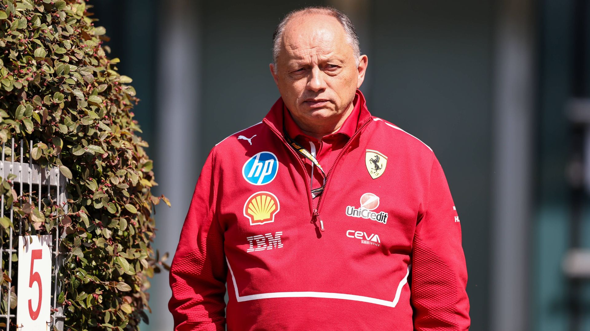 F1 Grand Prix Of China - Sprint & Qualifying Frederic Vasseur is the Team Principal of Scuderia Ferrari during the Formula 1 Heineken Chinese Grand Prix 2025 at the Shanghai International Circuit in Shanghai, China, on March 22, 2025
