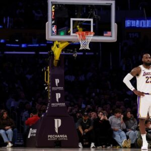 LeBron James NBA: Los Angeles Clippers at Los Angeles Lakers