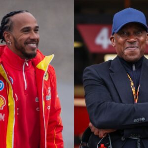 Lewis Hamilton (L) and Anthony Hamilton (R)