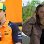 Oscar Piastri (L) and Hattie Piastri (R)