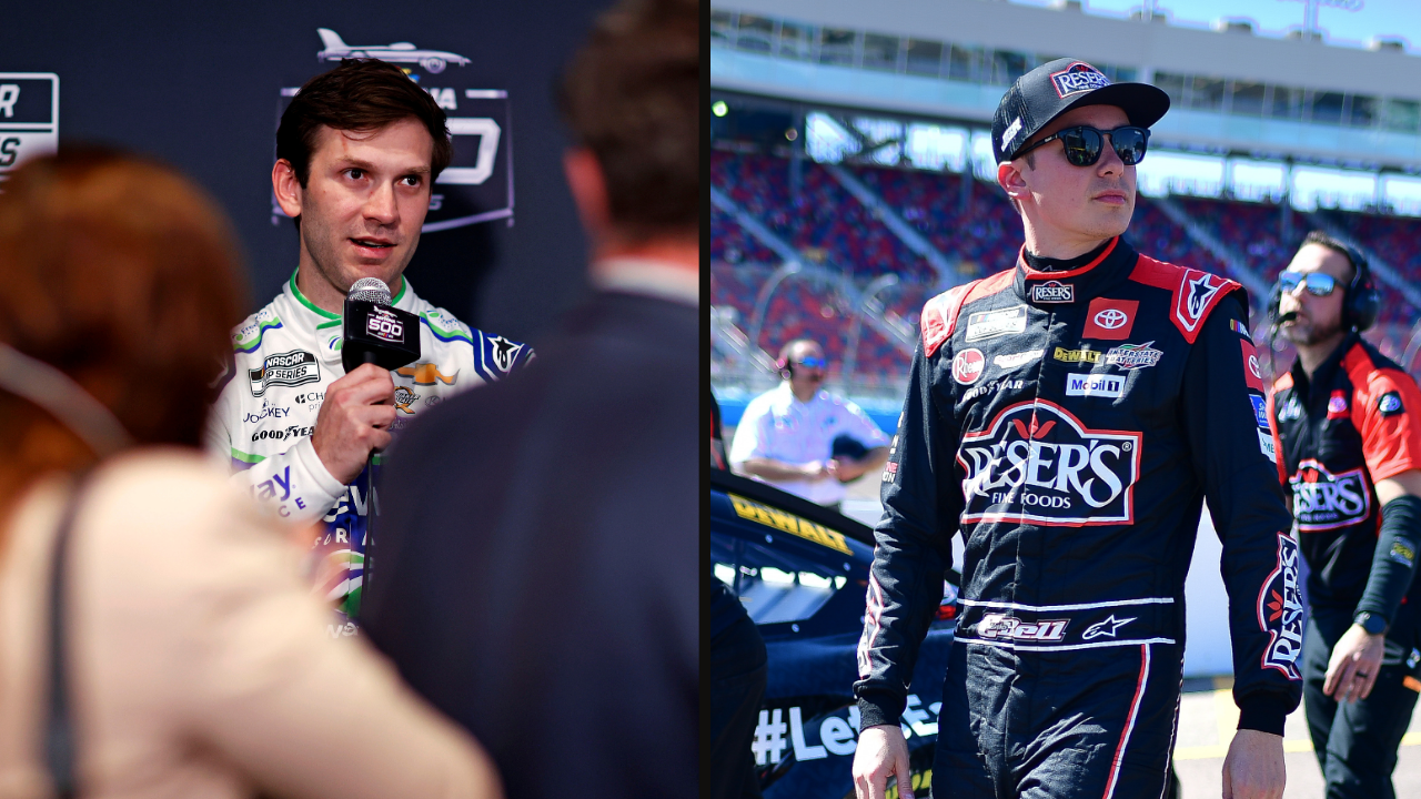 Daniel Suarez (L) and Christopher Bell (R)