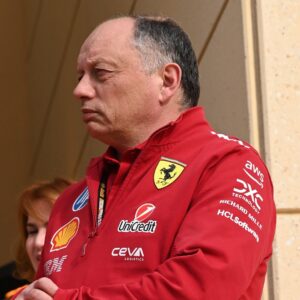 28.02.2025, xrarjax, Motorsport FIA Formel 1, Bahrain F1 Tests v.l. Teamchef Frederic Fred Vasseur