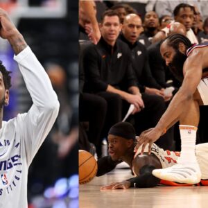 Malik Beasley and James Harden