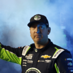 NASCAR Cup Series driver Kyle Busch (8) during driver introductions for the Duels at Daytona International Speedway.