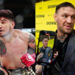 Dillon Danis (L), Conor McGregor (R)