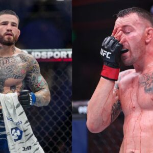 Sean Brady (L), Colby Covington (R)