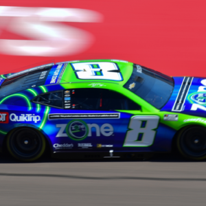 Mar 9, 2025; Avondale, Arizona, USA; NASCAR Cup Series driver Kyle Busch (8) during the Shriners Children’s 500 at Phoenix Raceway. Mandatory Credit: Gary A. Vasquez-Imagn Images