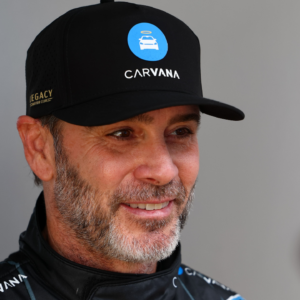 NASCAR Cup Series driver Jimmie Johnson (84) walks to the drivers meeting before the Daytona 500 at Daytona International Speedway.