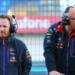 (L to R): Christian Horner (GBR) Red Bull Racing Team Principal with Rob Marshall (GBR) Red Bull Racing Chief Engineering Officer. 02.02.2015. F1 Testing Jerez